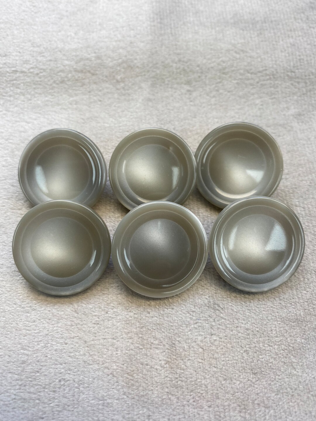 Glossy Buttons Grey Shaded Design 22mm a Set of 6 - Etsy