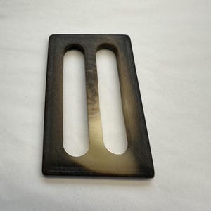 Trench coat buckle ombre brown to fit a belt 50mm