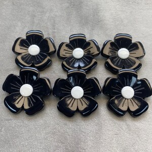 10pcs 20pcs Lovely BLACK Buttons for Sewing Craft Cards Coat Shirt