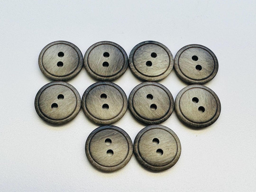 Obre Buttons Brown Ombre Buttons, 18mm, Smooth Finish, Sew-through. A Set of Ten - Etsy