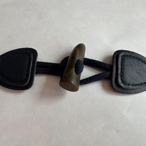 Navy Toggle Fastener: Imitation Horn Closure, Coat Cloak Sewing