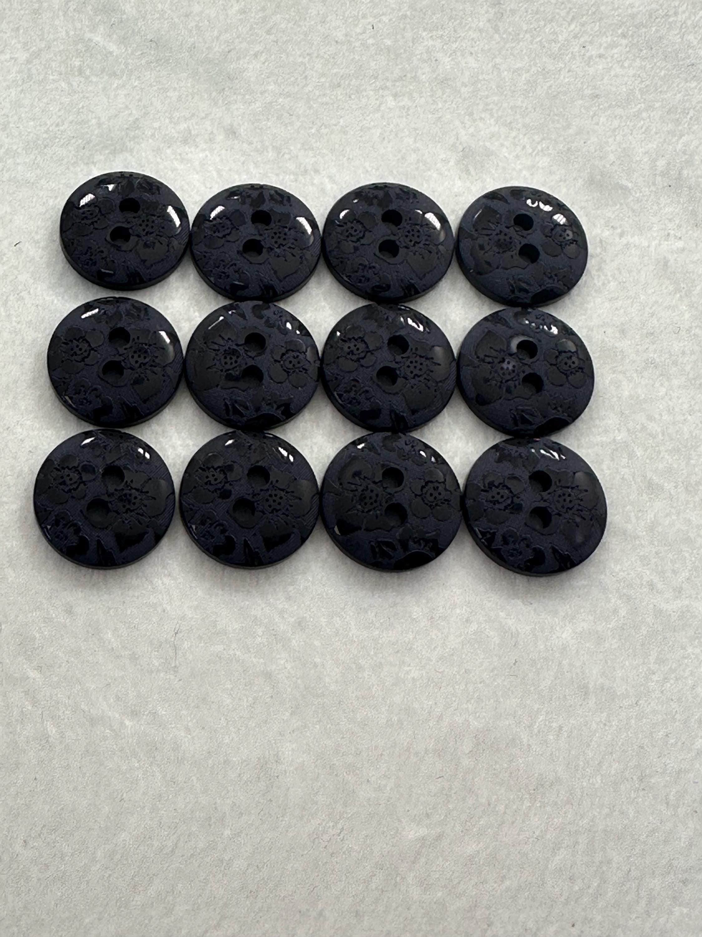 Floral Damask Button: 13mm - each Floral Damask Button: 13mm - each