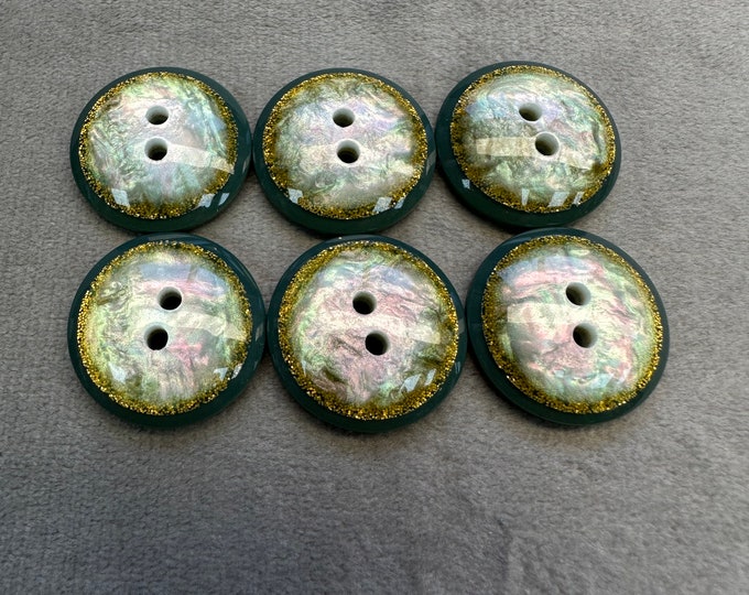 Green Sewing Button Mix 5 to 30mm Etsy