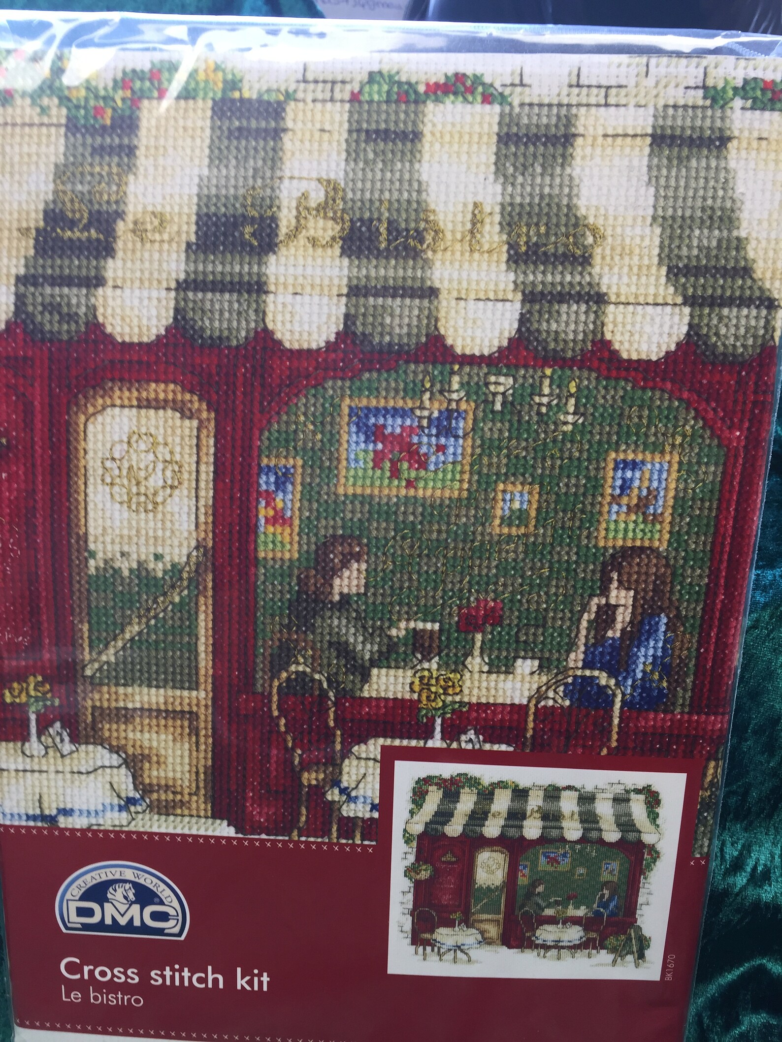 DMC counted cross stitch kit Etsy