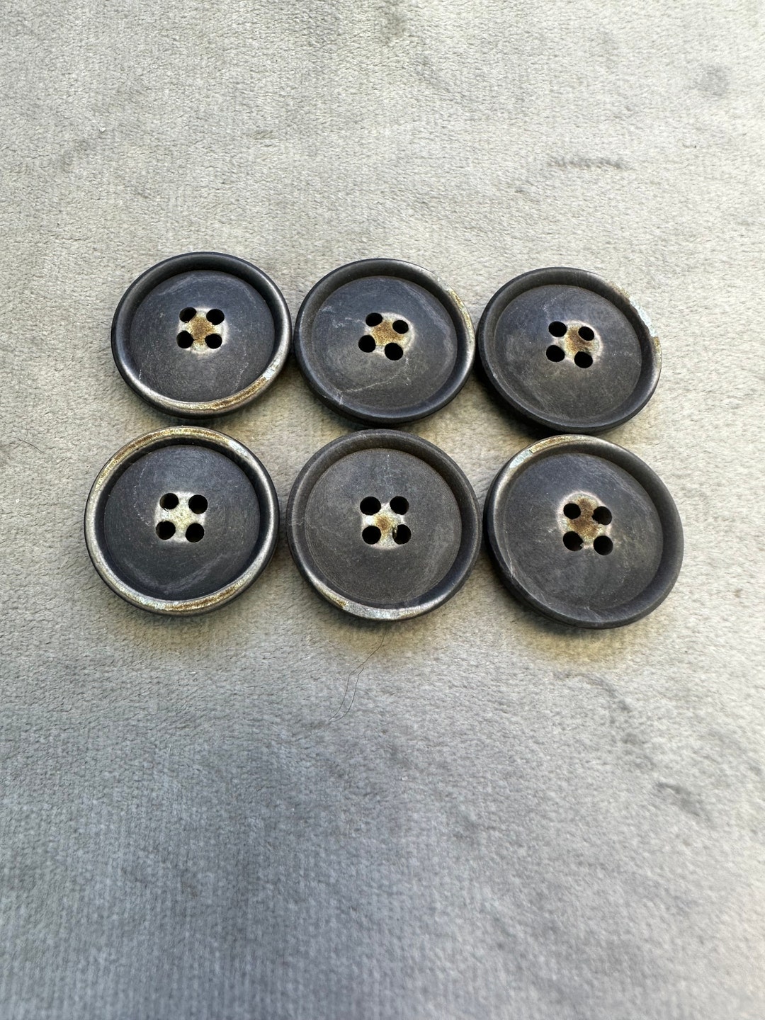 Real Horn Buttons Brown Ombre 21mm a Set of 6 - Etsy