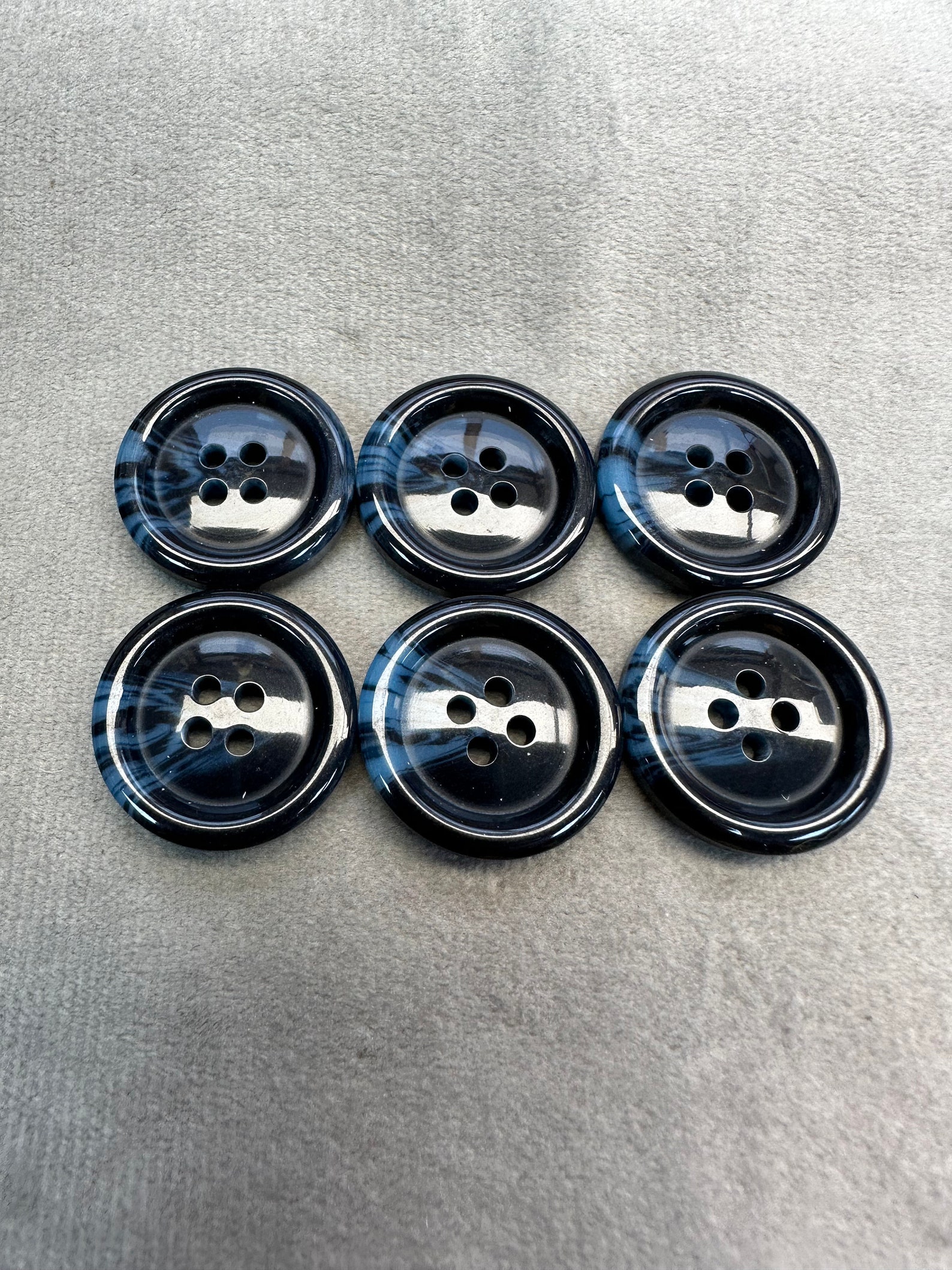Obre Buttons Suit Buttons Navy Blue Ombre 23mm a Set of 6 - Etsy