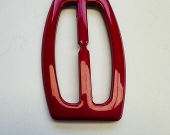 2 oval shaped scarf holders plastic slide buckles White Oval Plastic Buckle Scarf Slide 2 main image 2