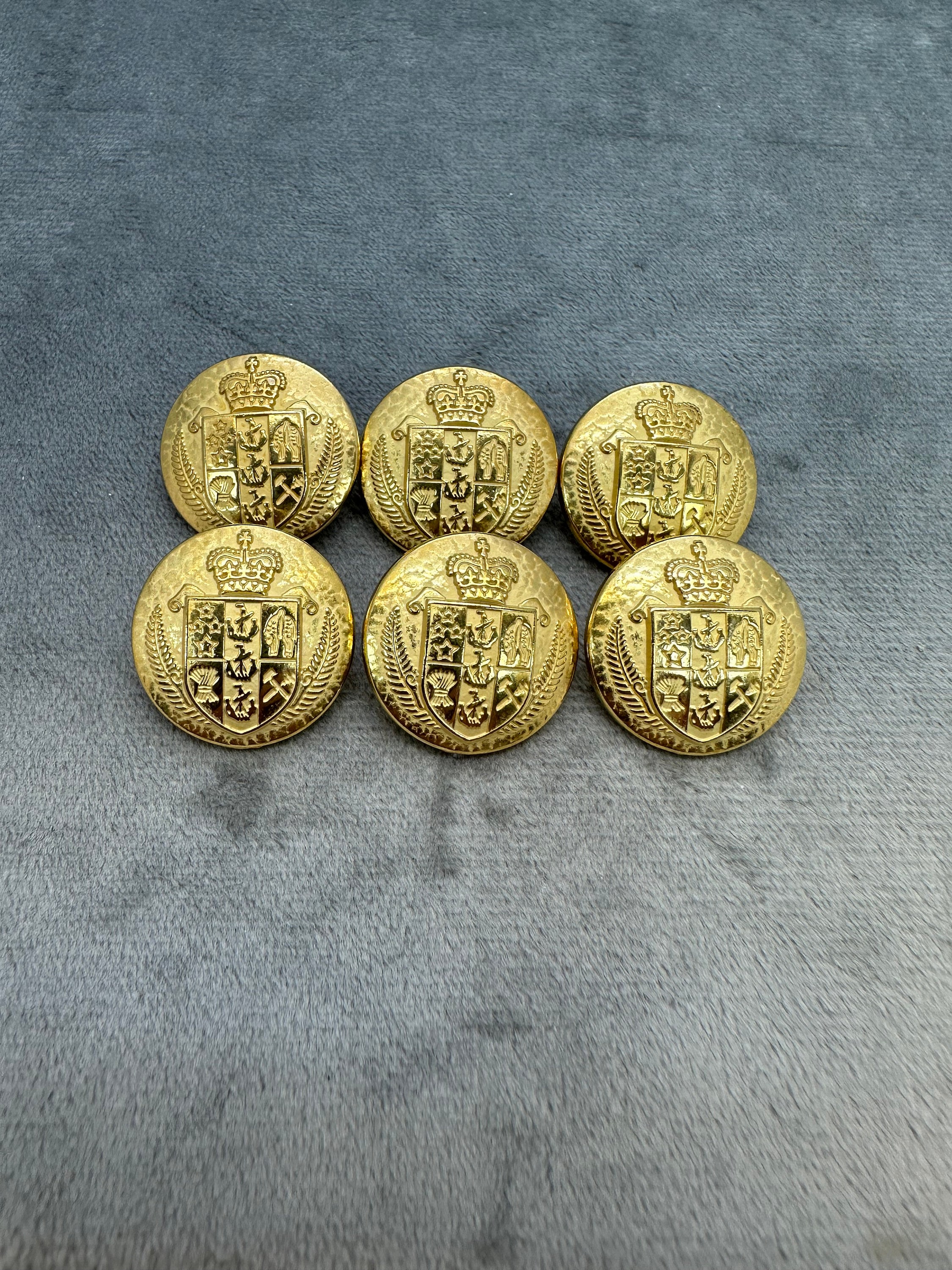 10PCS Clothes Buttons Fashion Lion Head Sewing Button Round Shaped Metal  Gold Button Set for Men Women Blazer Coat Uniform Shirt - AliExpress