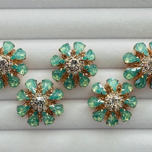 HOBBIESAY 100 Strass Rotondi Con Retro Piatto, Sfaccettati