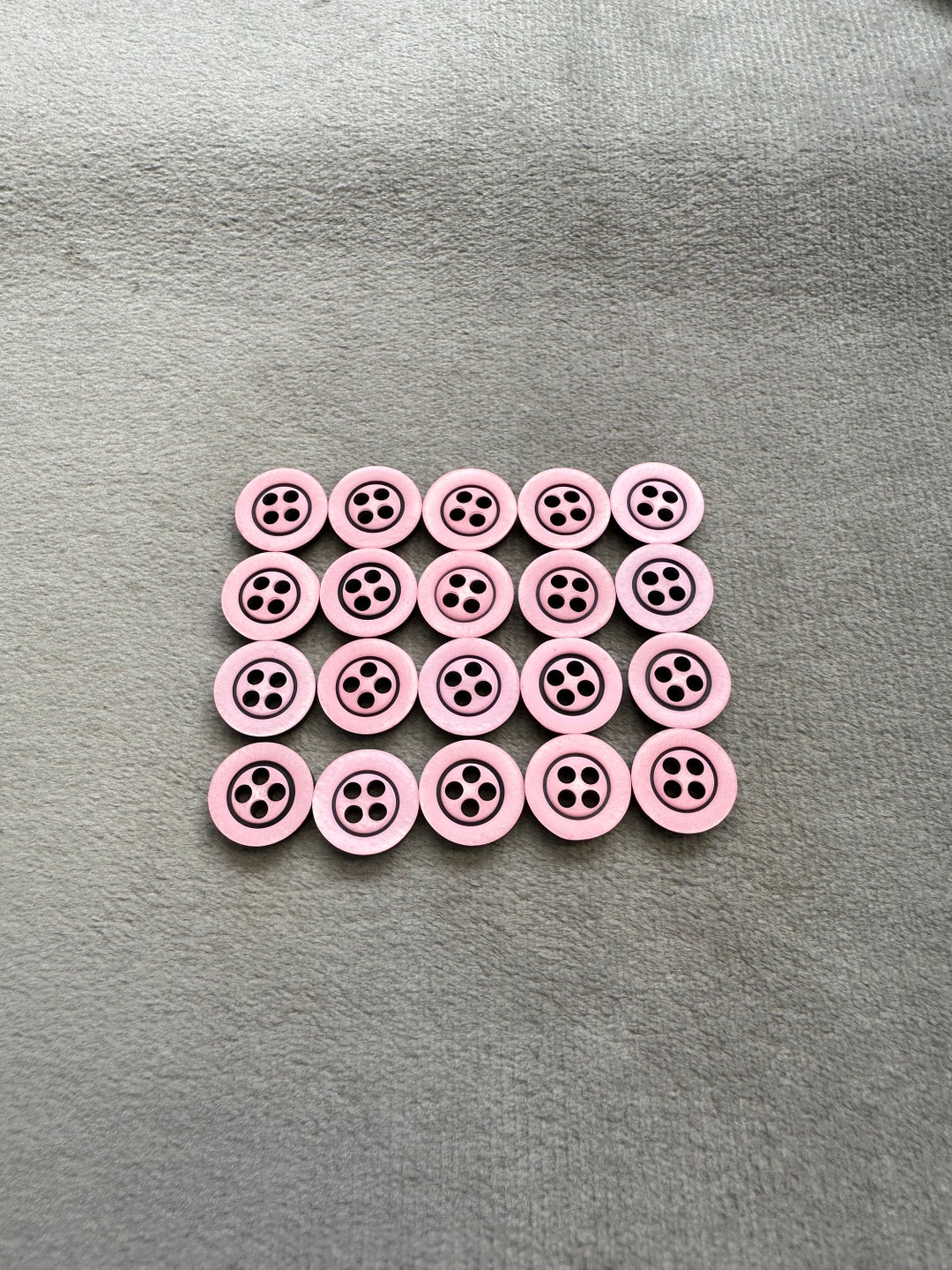 Obre Buttons Ombre Buttons Pink and Black 10mm a Set of 20 - Etsy