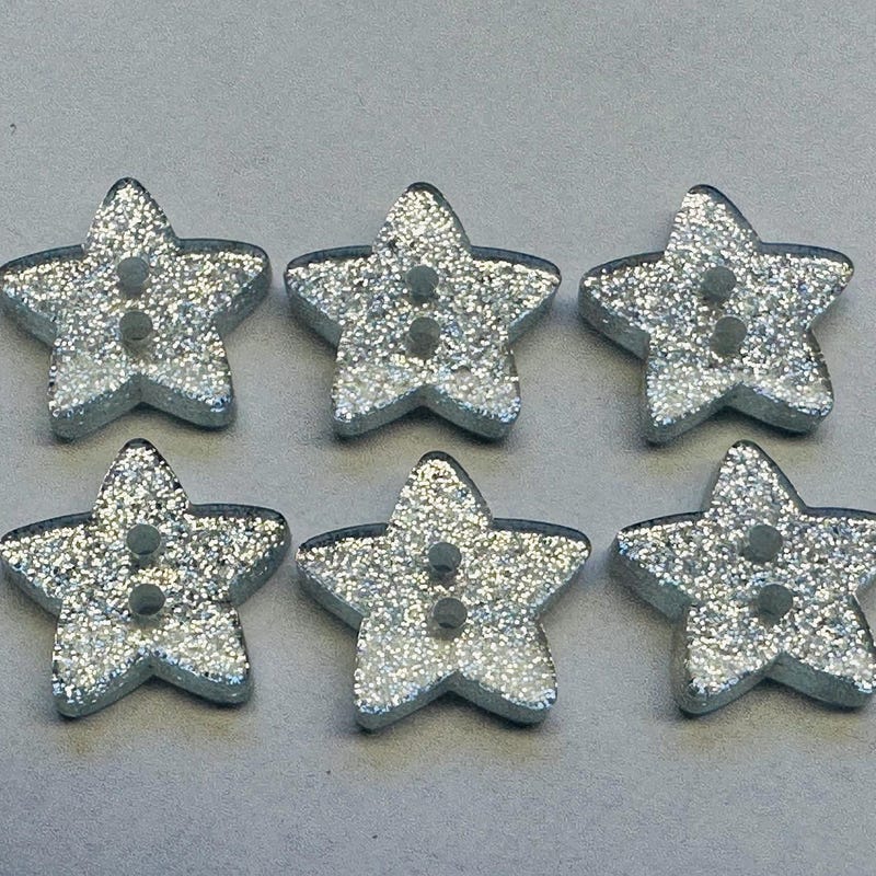 Star Button Insert Star Shaped Buttons - Etsy
