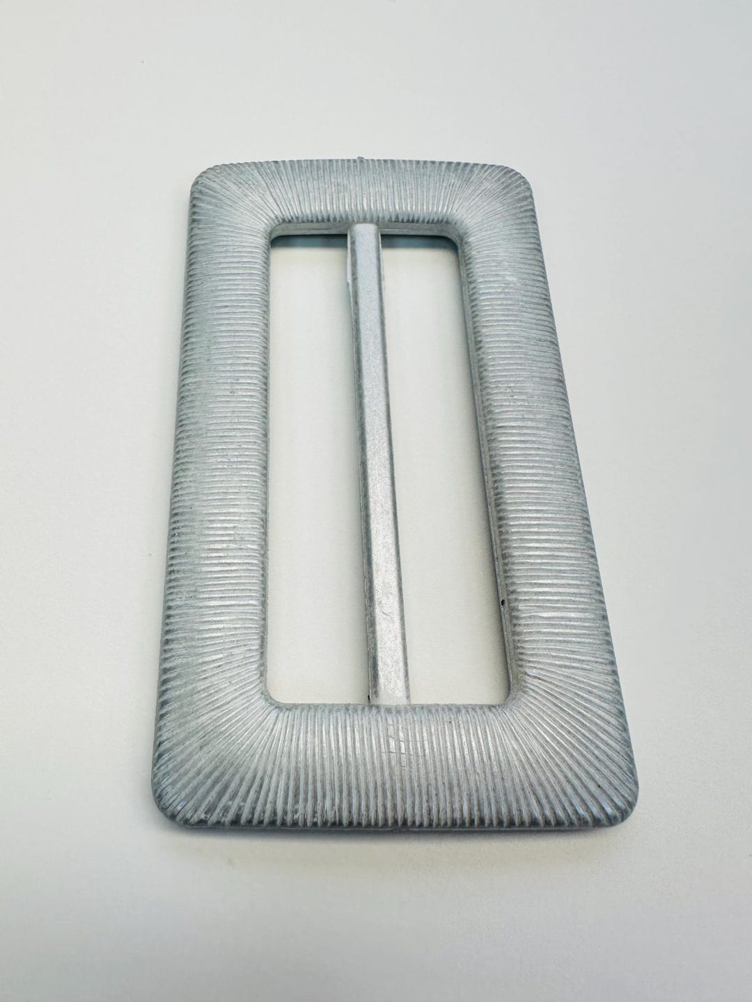 Buckle Effect Silver-effect Slide Buckle Textured Design to Fit a Belt 70mm - Etsy