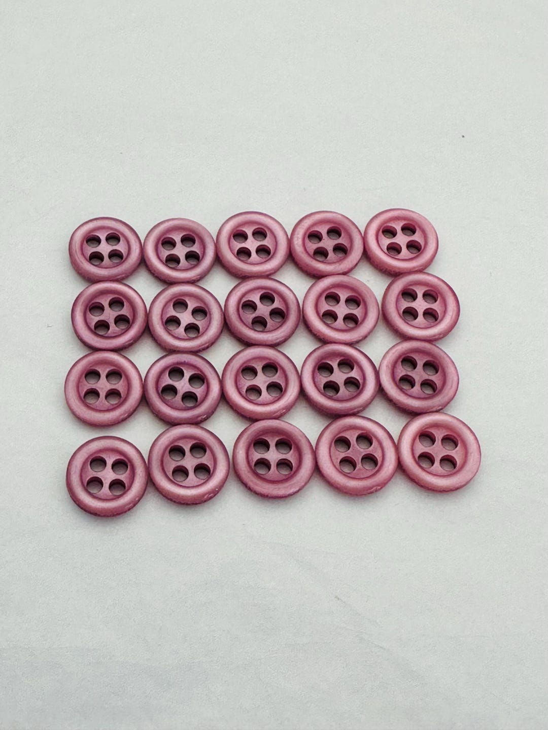 Light Purple Buttons 9mm Pearly Finish Sew Through Sold as a Set of ...
