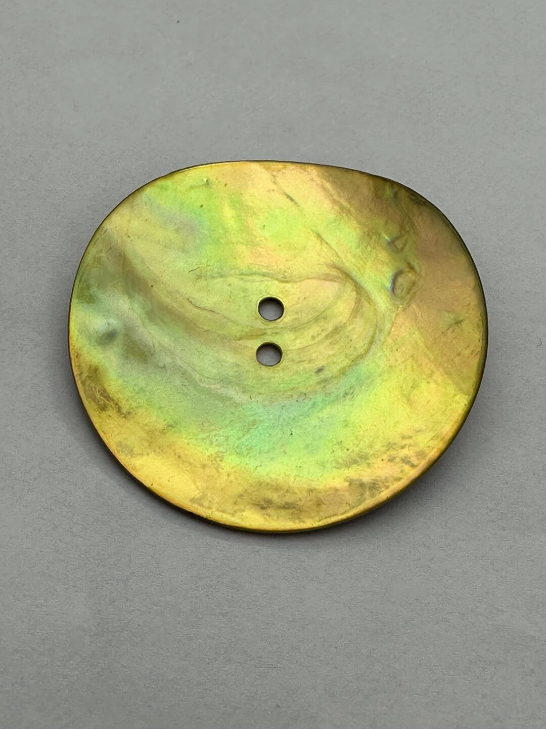 Yellow Button 50mm Agoya Shell Sew-through Sold Individually - Etsy