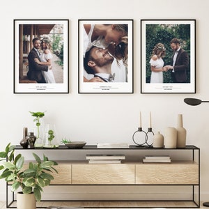 Use Your Own Photos Set of 3 Prints. Home Wall Decor. Printing Framing A5 A4 8x10 A3 A2