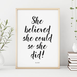 Custom Made Handwritten Style Personalised Quote Print