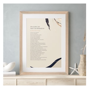 Personalised Poem Print Use Your Own Words Framing Home Wedding Gift Remembrance Funeral Vows Lyrics Trendy Custom Made