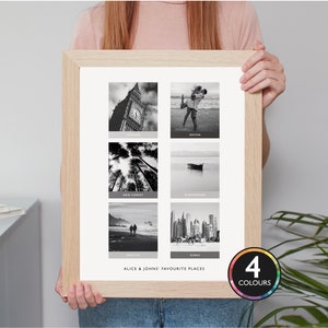Personalized Photo Collage Print: Custom Family Keepsake, Framed