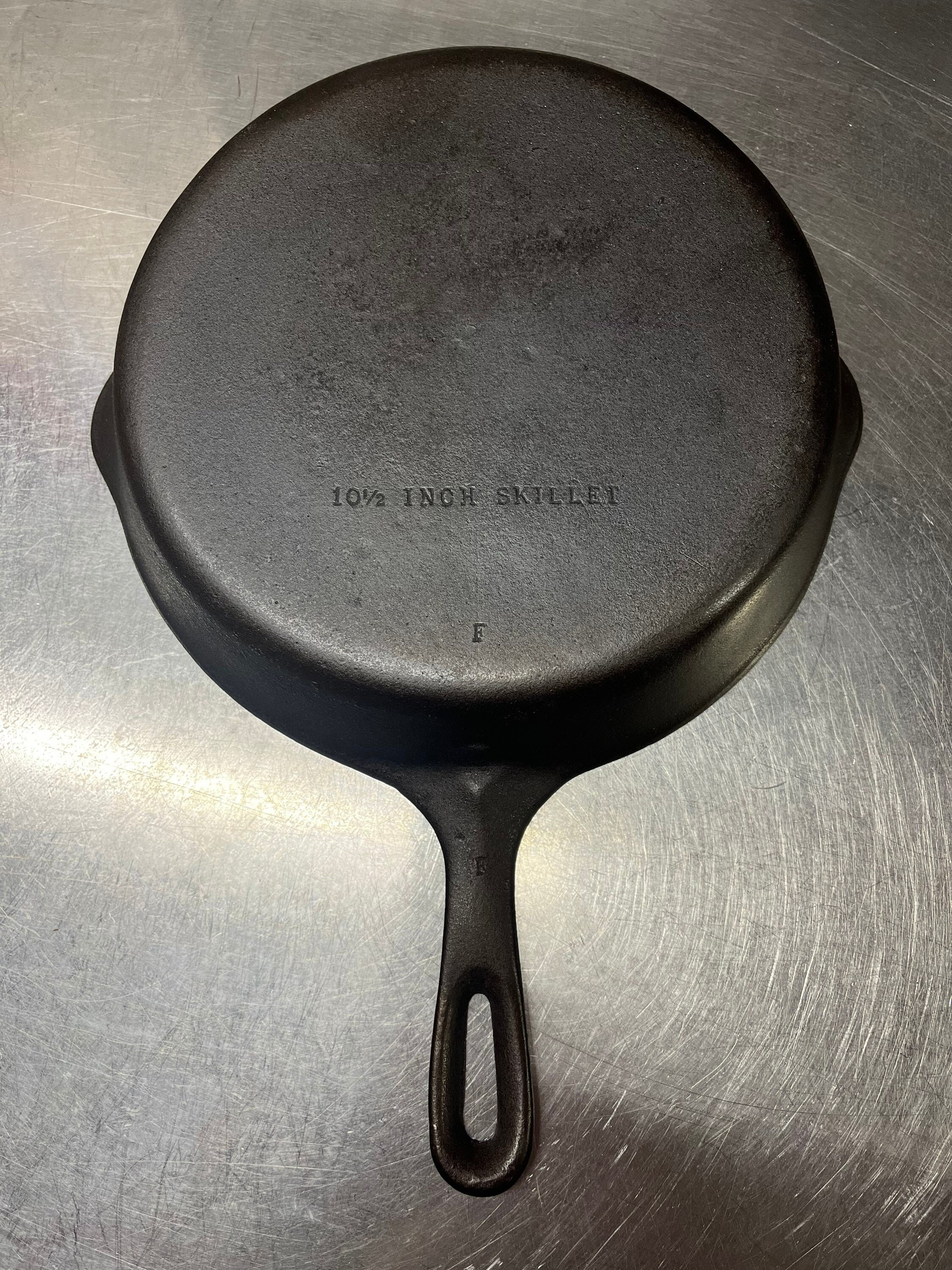 Antique Cast Iron Skillet 10 Inch Wagner 1920 Deep Dish One Off 