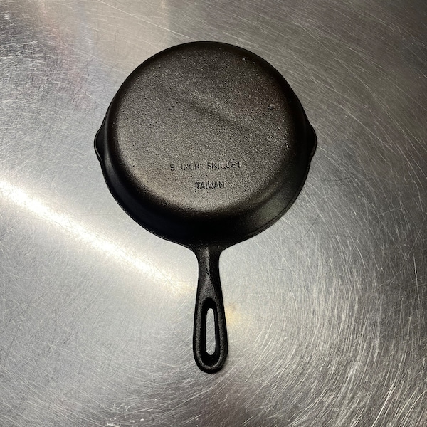 Cast Iron Skillet Made in Taiwan Etsy