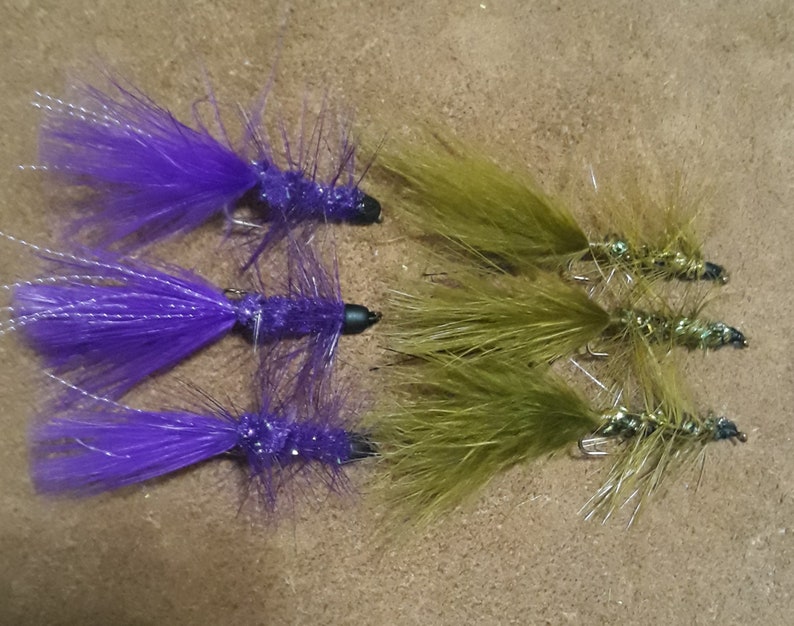 6 Pack Wooly Buggers - Etsy