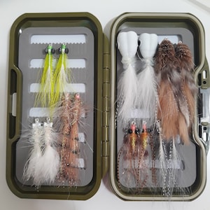 Saltwater Fly Assortment with Fly Box