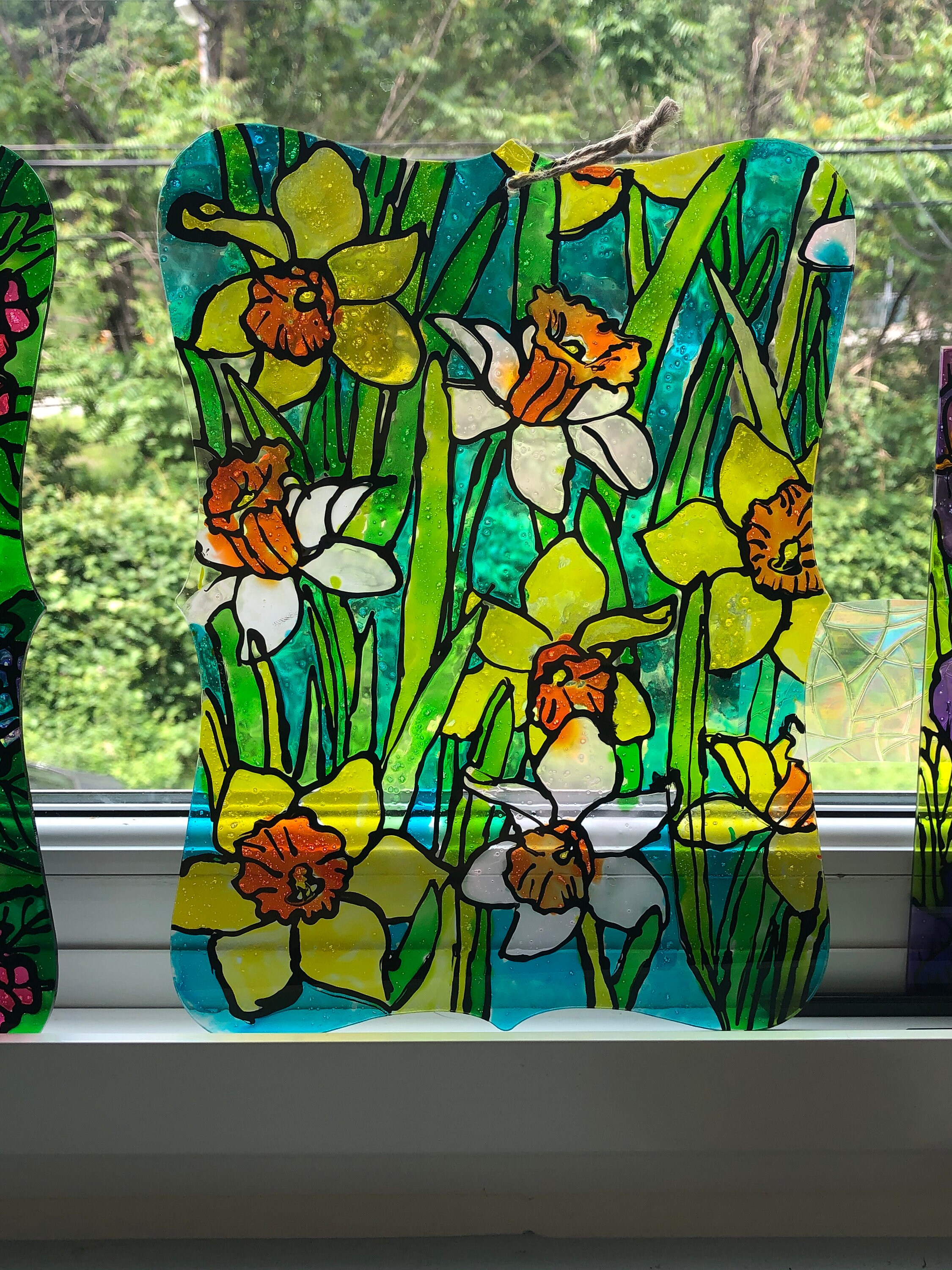 Faux Stained Glass Etsy