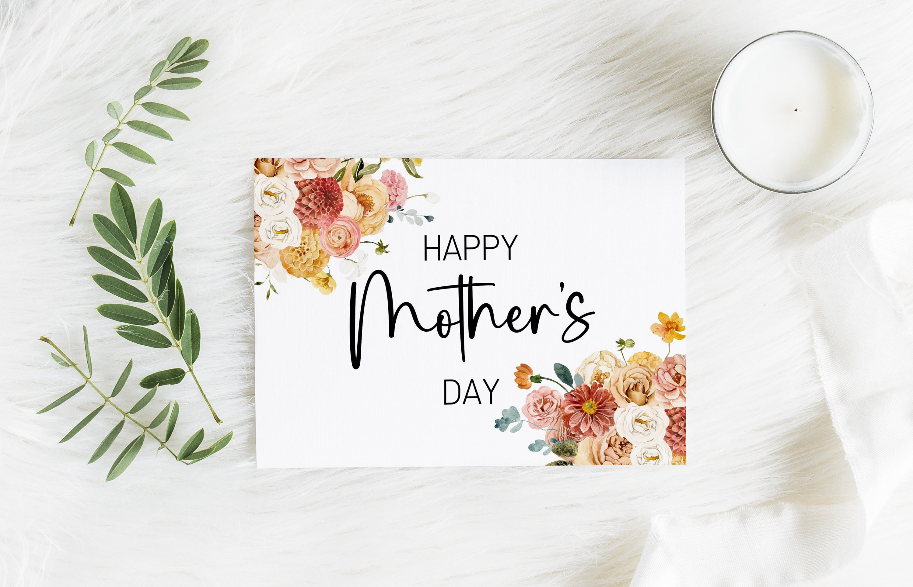 Mother's Day Card Printable Pdf Printable Mother's Day Card Printable ...