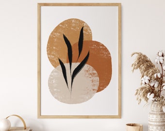 Earthy Abstract Wall Art, Nature Printable Art