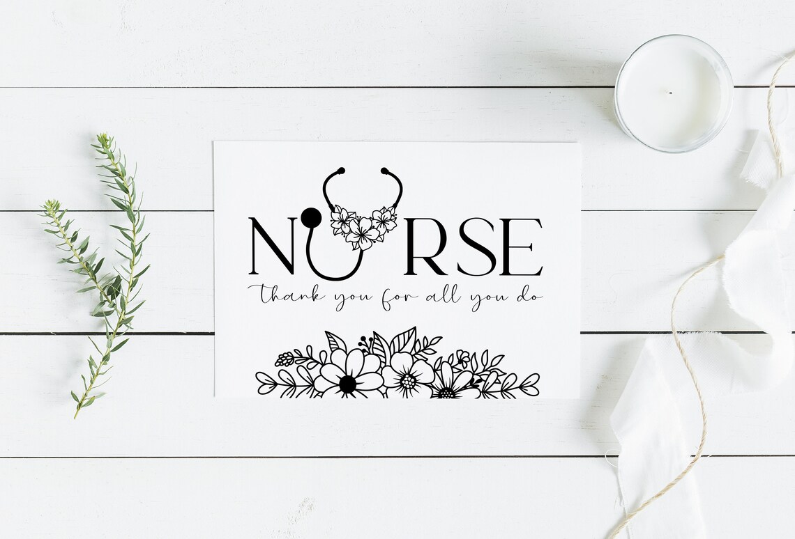 Nurse Thank You Cards Printable Nurse Week Thank You Cards Thank You ...