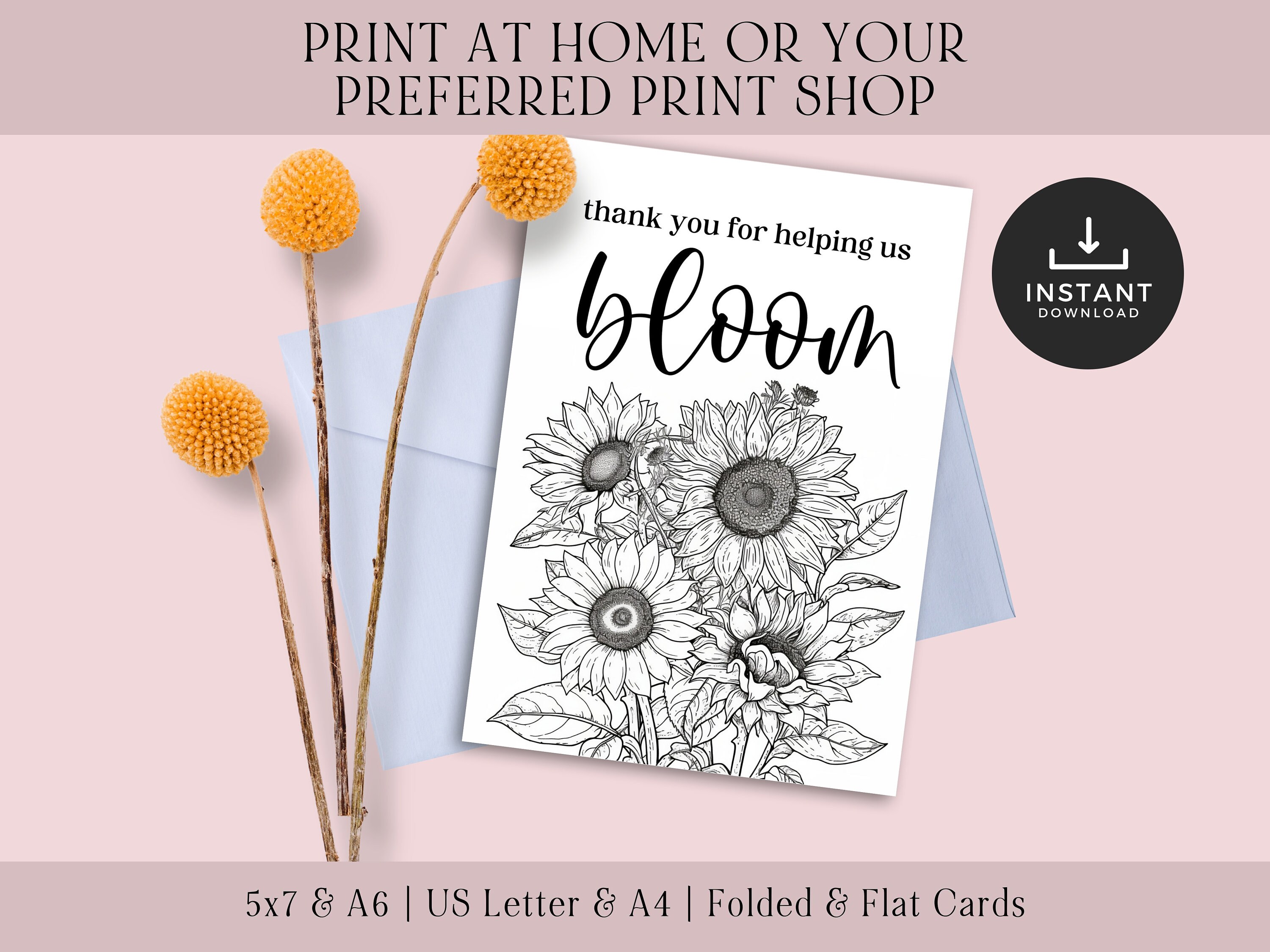 Coloring Thank You Cards for Teachers | Printable Gift for Teacher ...