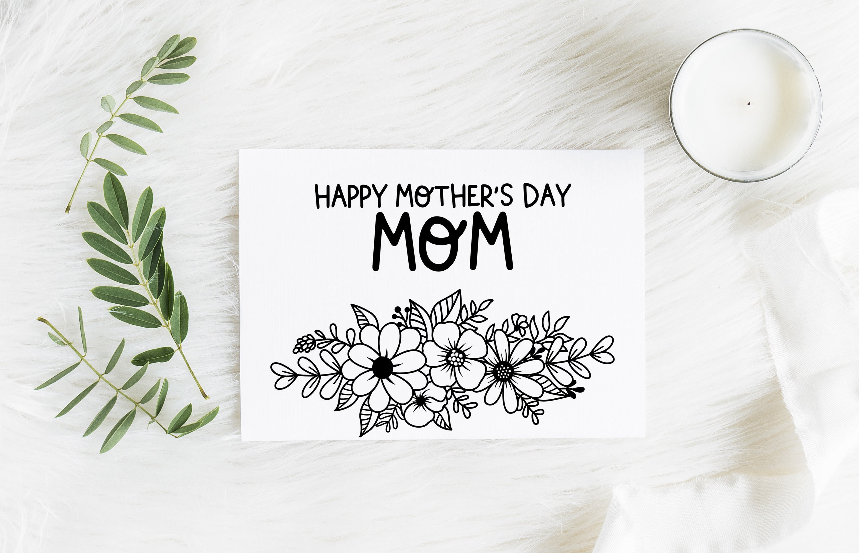 Printable Card for Mum Printable Mothers Day Coloring Cards Print and ...