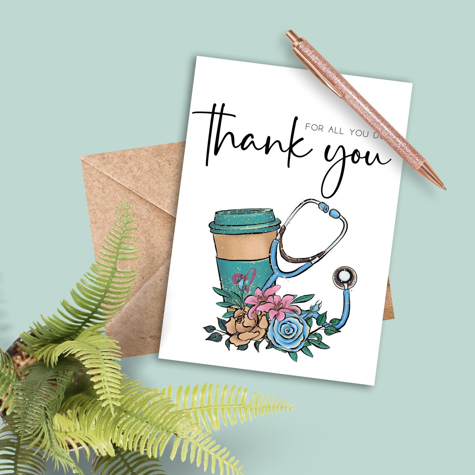 Nurses Week Thank You Cards Thank You Cards for Nurses Week Nurse