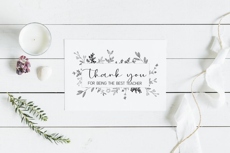 Teachers Day Card Printables | Printable Gift for Teacher | World