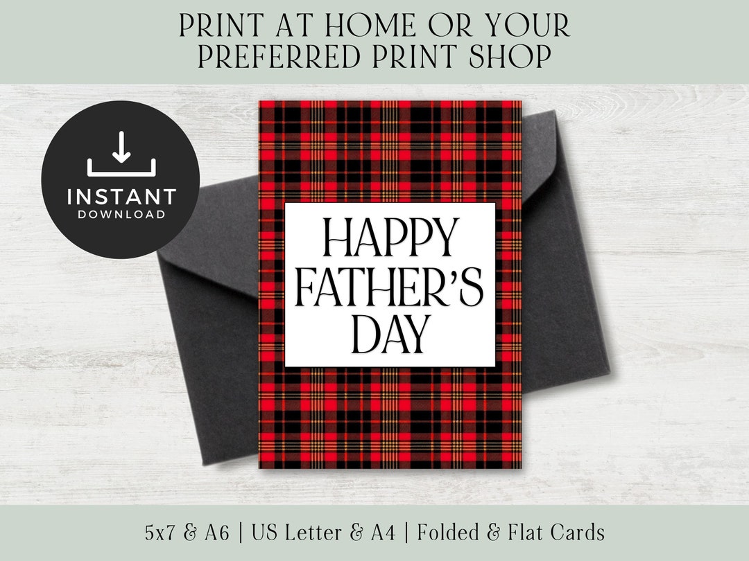 Happy Father's Day Card Printable | Printable Cards Father's Day ...
