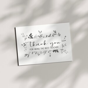Teachers Day Card Printables | Printable Gift for Teacher | World