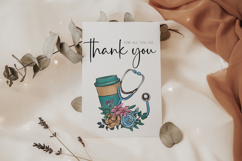 Nurses Week Thank You Cards Thank You Cards for Nurses Week Nurse ...