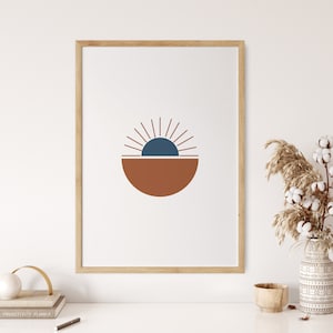 Abstract Printable Wall Art, Boho Mystical Digital Download Printable Art
