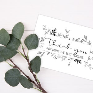 Teachers Day Card Printables | Printable Gift for Teacher | World