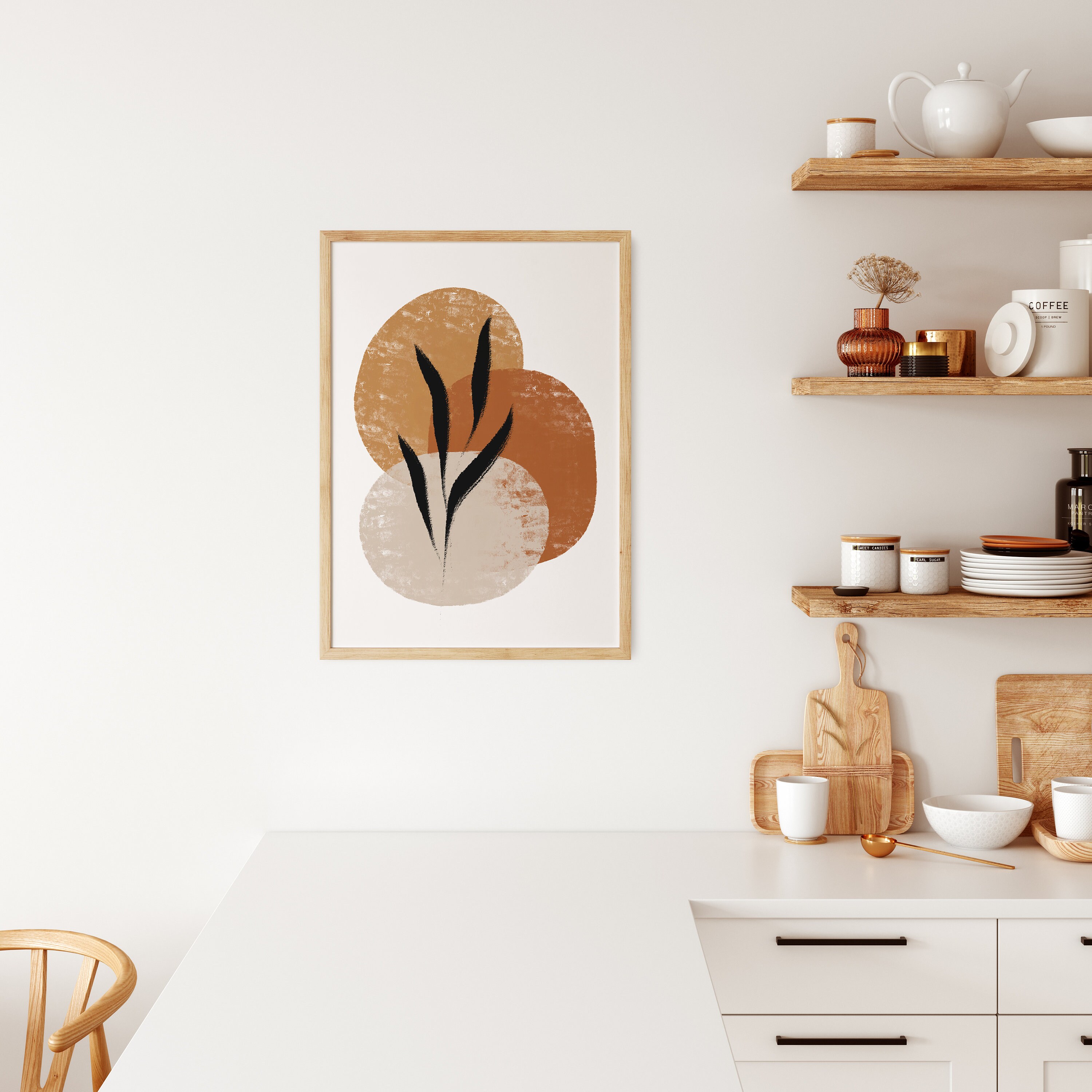 Earthy Abstract Wall Art Nature Printable Art | Etsy