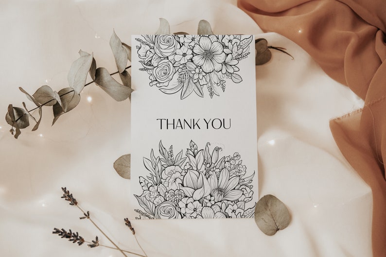 Printable Coloring Thank You Cards Printable Thank You Cards to Color ...