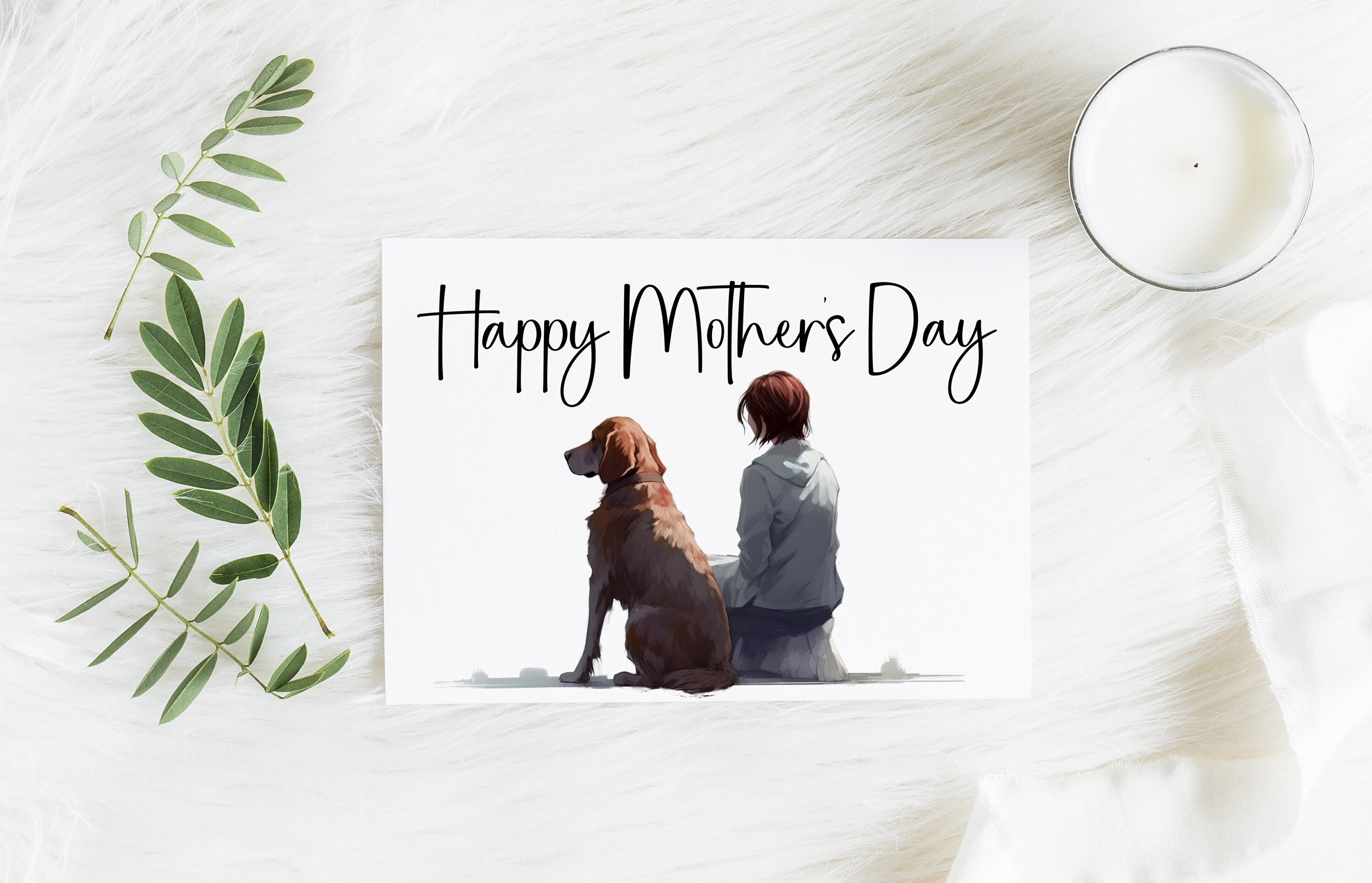 Mothers Day Cards Printable Dog | Printable Mother's Day Card ...