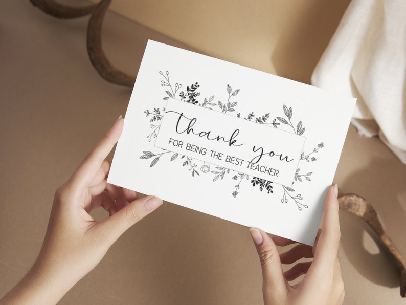 Teachers Day Card Printables | Printable Gift for Teacher | World