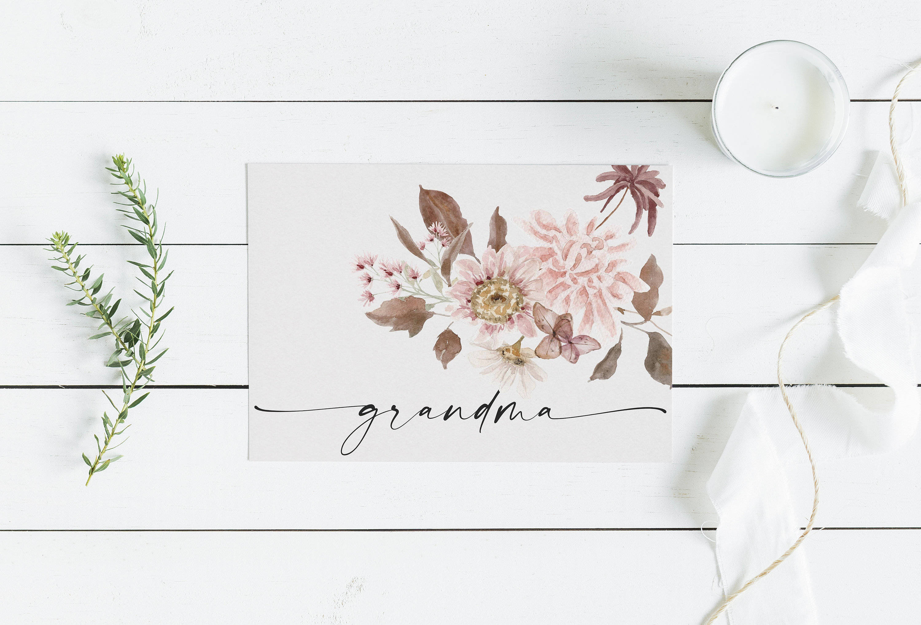 Printable Mothers Day Card for Grandma Printable Mother's Day Card ...