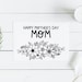 Printable Card for Mum Printable Mothers Day Coloring Cards Print and ...