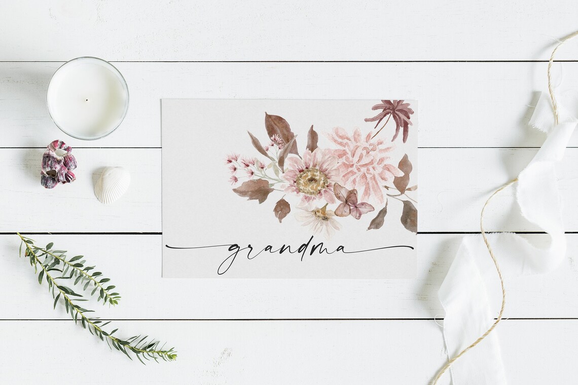Printable Mothers Day Card for Grandma Printable Mother's Day Card ...