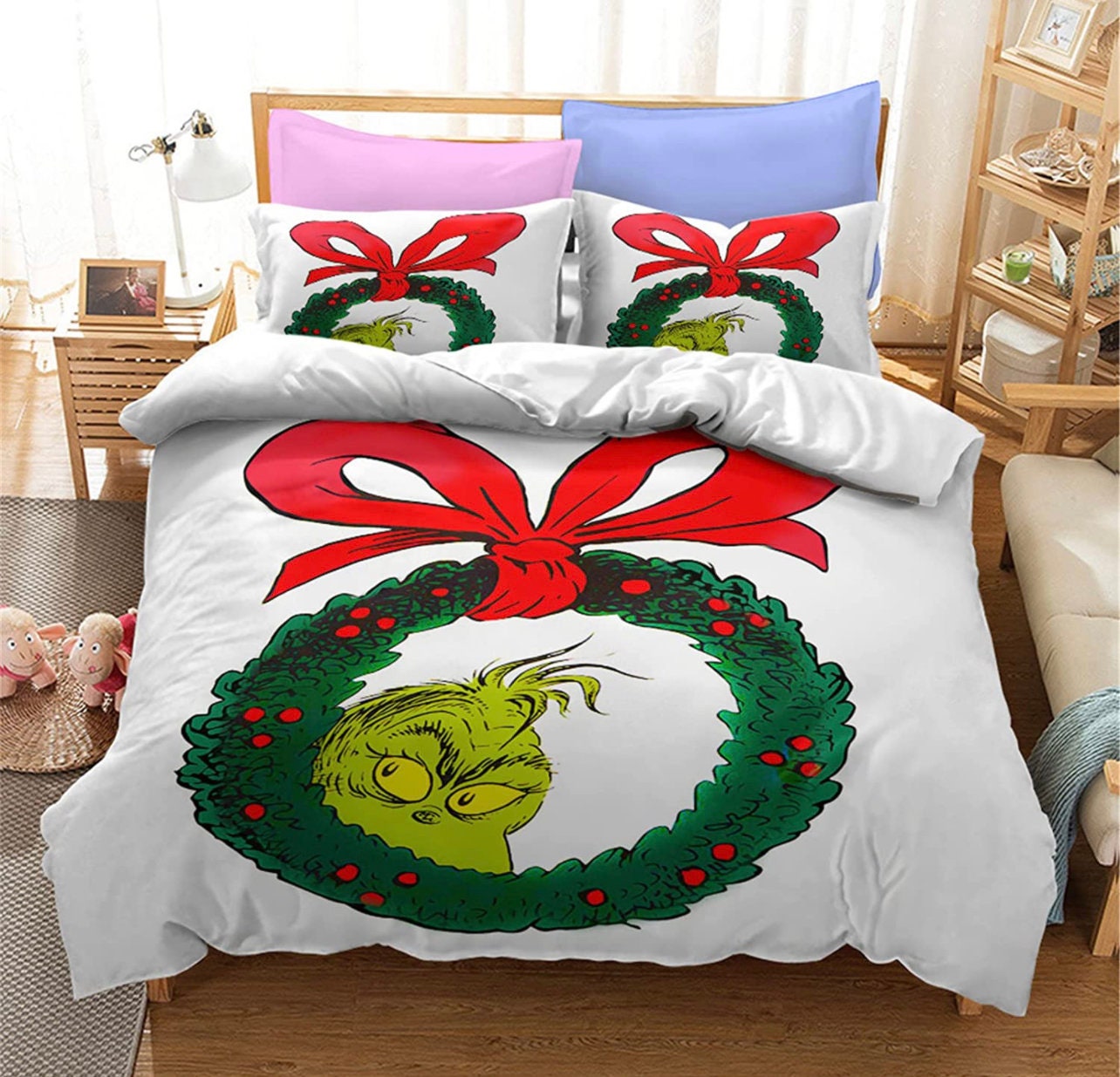 Grinch Bedding - Etsy