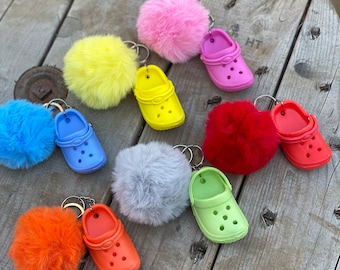 croc shoe keychain