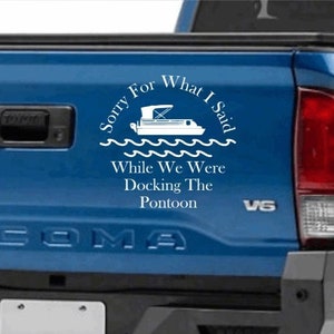 Sorry for what I said when we were docking the Pontoon | Party in Slow Motion | Boat Lake and Wake Life SVG file for Cricut and Silhouette