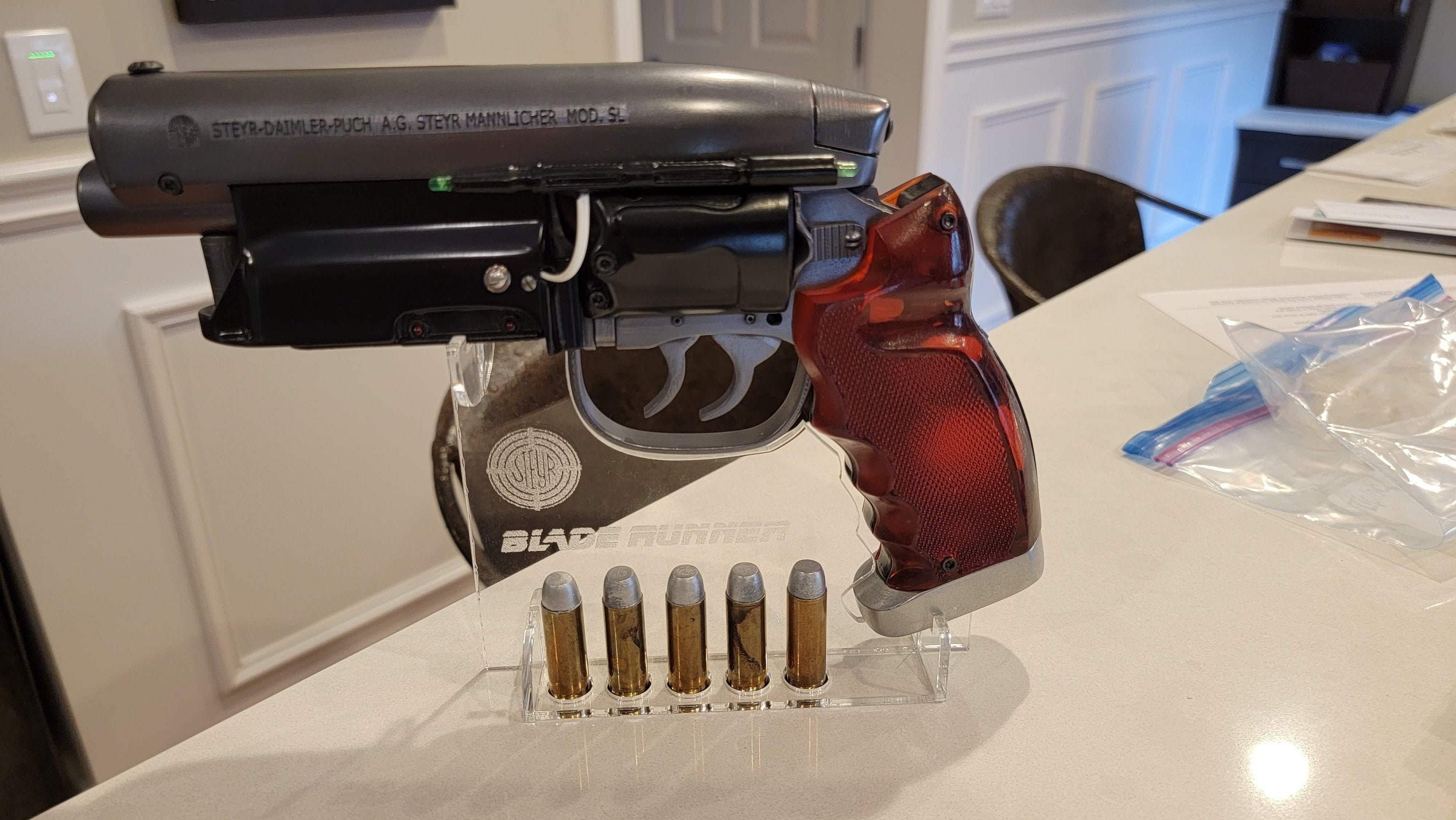 3d Printed Blade Runner Gun Deckard S Gun Etsy 3d Printed Blade Runner Gun Deckard S Gun Etsy